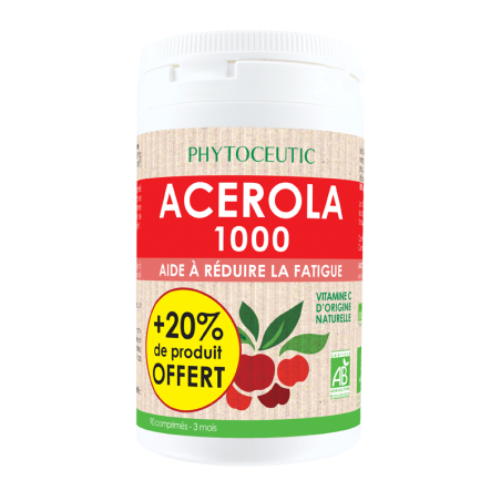 Acérola 1000 mg + 20% 0FFERT 75 + 15 comprimés