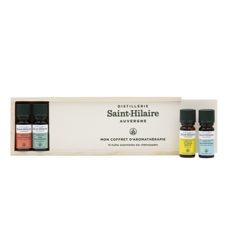 Coffret 10 huile essentielles de la marque Saint-Hilaire