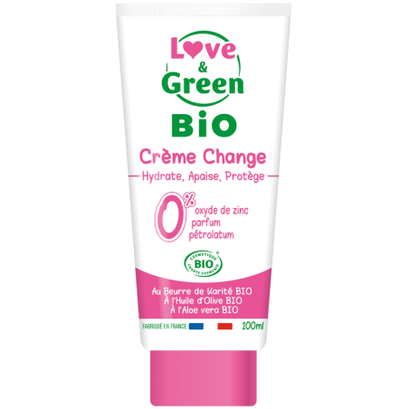 Love and green Crème de change bio-100 ml