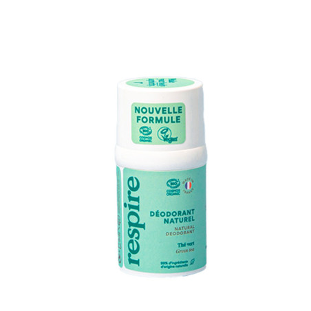 Respire Déodorant roll-on naturel thé Vert bio-15 ml